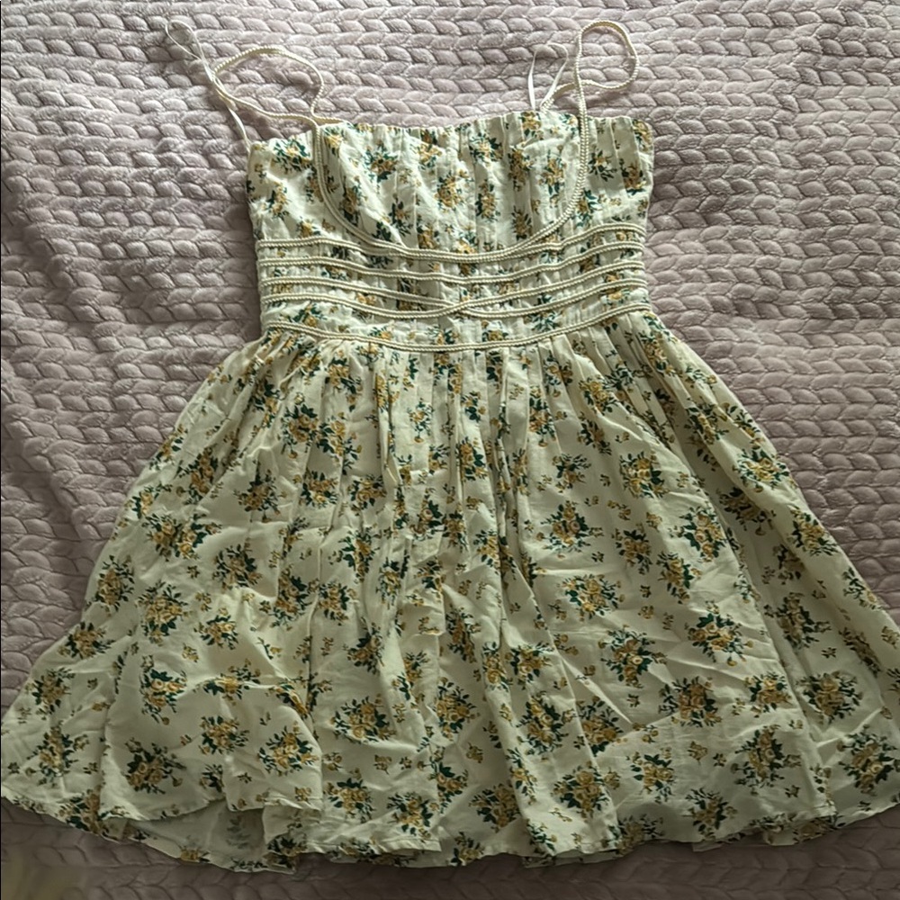 altar’s state floral mini dress